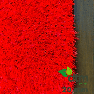 20 mm Kırmızı Yapay Çim Halı